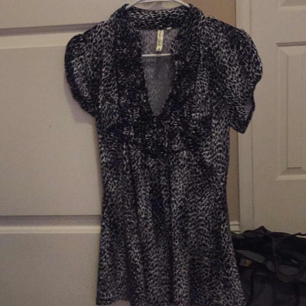 V-neck blouse